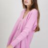 CARDIGAN MORBIDO IN MISTO MOHAIR - Rosa, TU