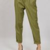 PANTALONI A SIGARETTA - Verde, L