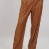 PANTALONI A GAMBA LARGA - Cammello, M