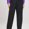 PANTALONI A GAMBA LARGA - Nero, L