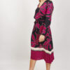 ABITO MIDI A FANTASIA - Fantasia fucsia, M