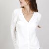 CARDIGAN CLASSICO - Panna, TU