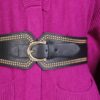 CINTURA CON PICCOLE BORCHIE - Nero, M