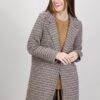 CAPPOTTO IN FANTASIA PIED DE POULE - Panna, L