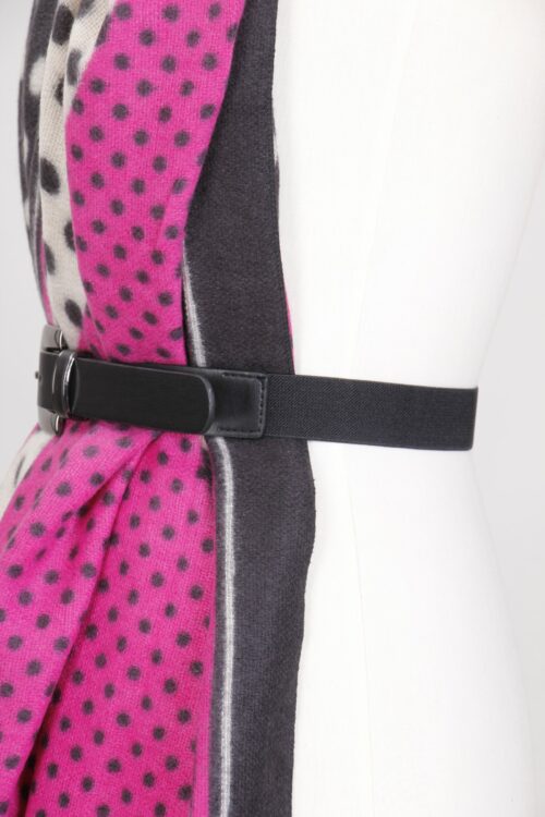 Alternative view of CINTURA SOTTILE CON FIBBIA IN METALLO