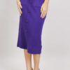 GONNA IN MAGLIA CON BOTTONI - Viola, TU