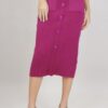GONNA IN MAGLIA CON BOTTONI - Petunia, TU