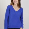 MAGLIA SCOLLO A V - Bluette, TU