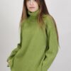 MAGLIONE CON SPACCHI LATERALI - Pistacchio, TU
