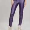 LEGGINGS IN ECOPELLE - Viola, L