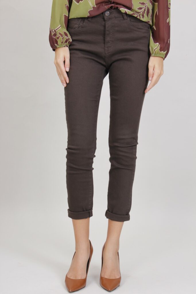 PANTALONI 5 TASCHE - Moro, S 