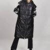 GILET LUNGO TRAPUNTATO - Nero, TU