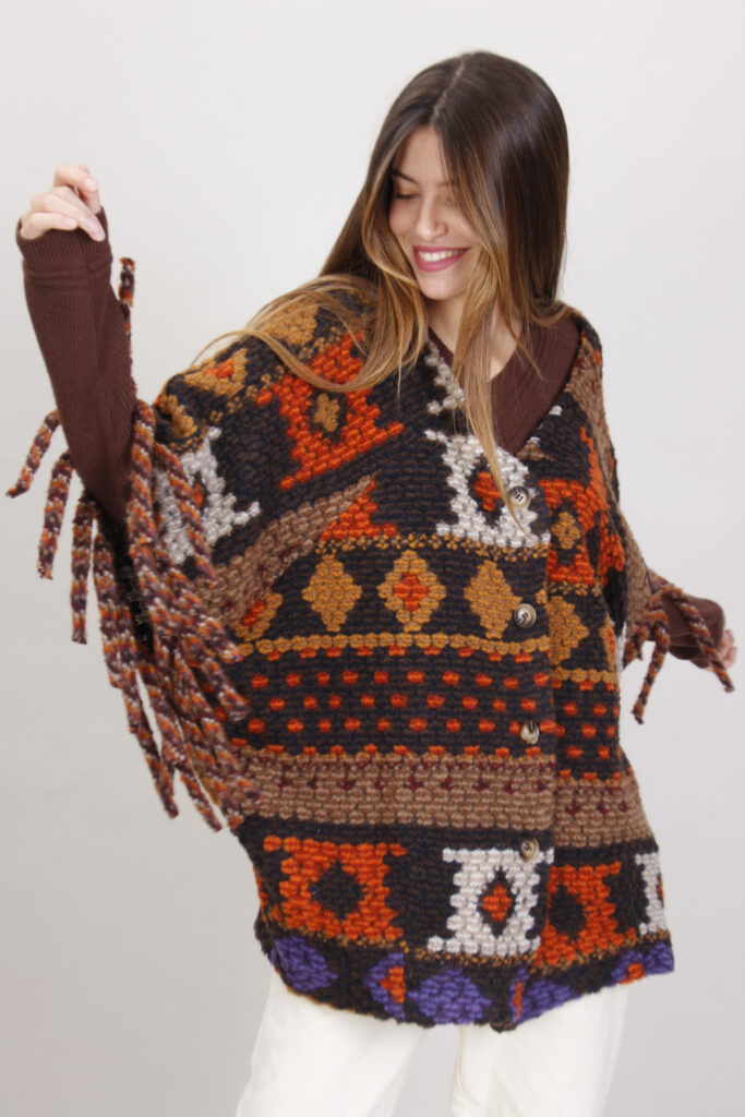 GIACCONE STILE CROCHET 