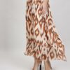 GONNA A PIEGHE FANTASIA - Beige, TU