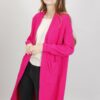 CARDIGAN LAVORAZIONE A MAGLIA - Fucsia, TU