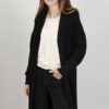 CARDIGAN LAVORAZIONE A MAGLIA - Black, TU