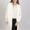 CARDIGAN LAVORAZIONE A MAGLIA - Cream, TU