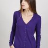 CARDIGAN CLASSICO - Viola, TU