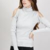MAGLIA CON SPALLE SCOPERTE - Beige, TU