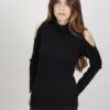 MAGLIA CON SPALLE SCOPERTE - Nero, TU