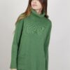 MAGLIA CON COLLO E TASCHE A COSTINE - Pistacchio, TU