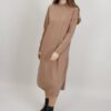 ABITO IN MAGLIA OVERSIZE - Cammello, TU