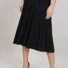 GONNA IN MAGLIA PLISSE' - Nero, TU