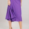 GONNA IN MAGLIA PLISSE' - Viola, TU