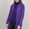 CARDIGAN LUNGO STRUTTURATO - Viola, TU