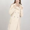 CAPPOTTO DOPPIOPETTO LANA BOUCLE’ - Cream, M