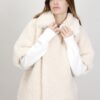 CAPPOTTO TEDDY CORTO - Panna, TU