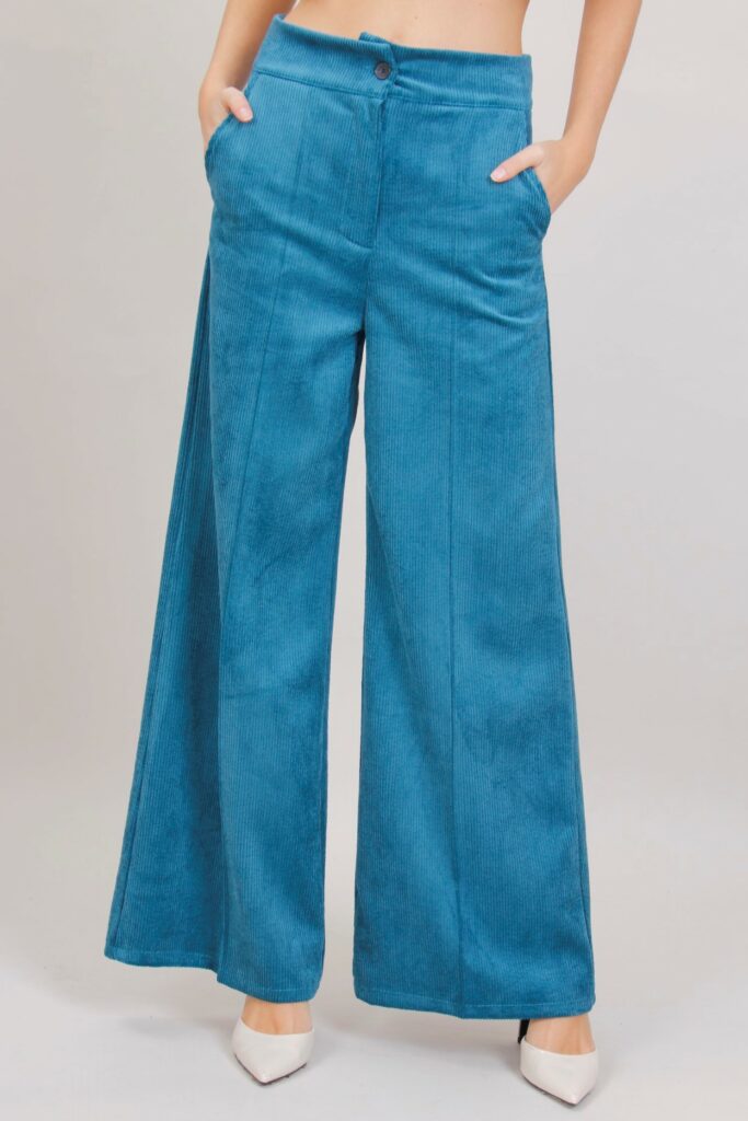 PANTALONE PALAZZO A COSTE - Ottanio, S 