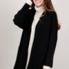 CARDIGAN APERTO CON TASCHE - Nero, TU