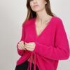 MAGLIA CON ARRICCIATURA - Fucsia, TU