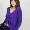 MAGLIA CON ARRICCIATURA - Viola, TU