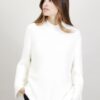 MAGLIA CON MANICHE A CAMPANA - Panna, TU