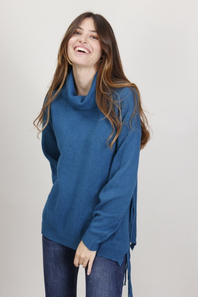 MAGLIA CON FRANGE LATERALI - Ottanio, TU 