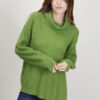 MAGLIA CON FRANGE LATERALI - Pistacchio, TU