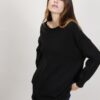 MAGLIA CON PICCOLI SPACCHI - Nero, TU