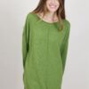 MAGLIA CON PICCOLI SPACCHI - Pistacchio, TU