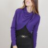 COPRISPALLE A COLLO ALTO INCROCIATO - Viola, TU