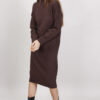 ABITO LUNGO IN MAGLIA - Dark Brown, TU