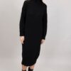 ABITO LUNGO IN MAGLIA - Nero, TU