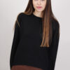 PULLOVER GIROCOLLO - Nero, TU