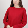 PULLOVER GIROCOLLO - Rosso, TU