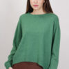 PULLOVER GIROCOLLO - Verde bottiglia, TU