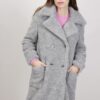 CAPPOTTO DOPPIOPETTO LANA BOUCLE’ - Grigio, S