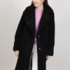 CAPPOTTO TEDDY BEAR - Black, S