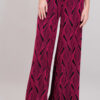 PANTALONE PALAZZO IN LUREX - Fucsia, TU