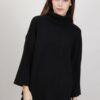 MAGLIA CON COLLO ALTO - Nero, TU